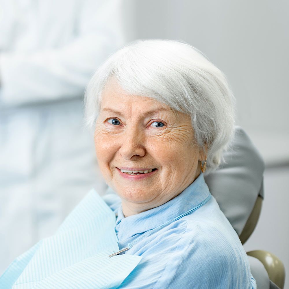 Smiling senior woman